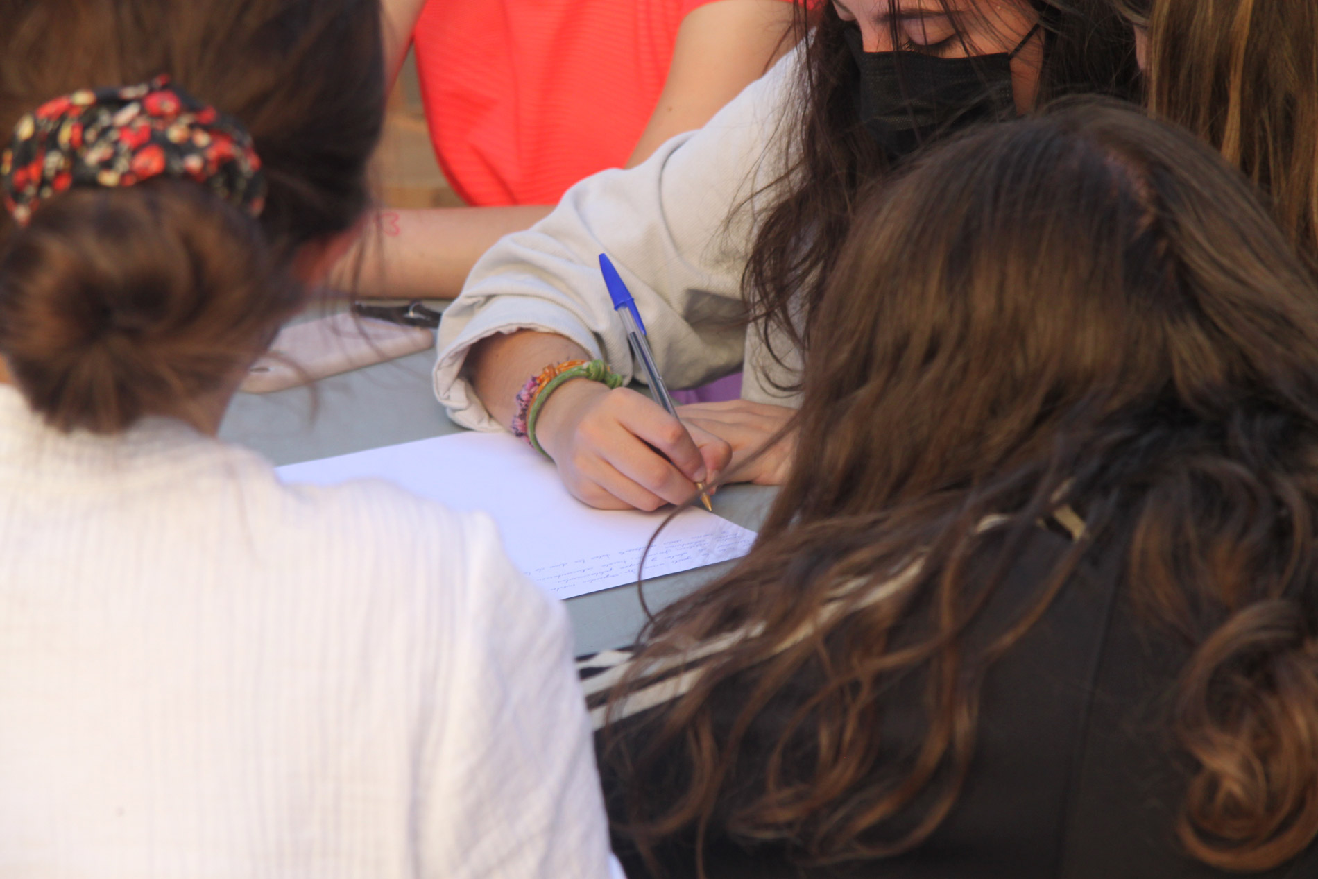 trabajo en equipo, actividades de Ixambre en Artieda